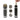 3 In1 Plastic Herb Grass Grinder Roll Paper Filling Machine Grinders with Horn Tube Tobacco Box for Smoking Supplies