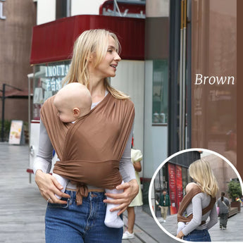 Comfortable Baby Wrap Carrier Front Holding Safety Newborn Sling Wrap Breastfeeding Adjustable Infant Kangaroo Bag Toddler