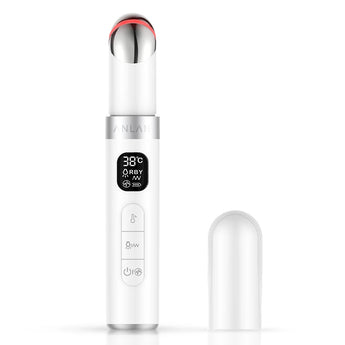 EMS Electric Eye Massager Microcurrent Skin Lifting Reduce Eye Wrinkles Remove Dark Circles Hot Vibration Beauty Device