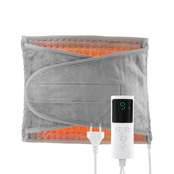 Back Heating Support Belt Heated Waist Brace with Adjustable Temperature Warm Back Belt Abdomen Warmer Lumbar Support Pad