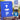Blue Digital Parking Timer Disc Portable Plastic Car Parking Clock Arrival Time Display Tool for Easy Parking Management