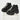 Punk Style Women Black Shoes Rock Metal Decor Lace-Up Heel Height Platform Shoes Gothic Man Sneakers Women Ankle Boots 2025 New