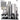 13 Piece 750Ml 600Ml Cocktail Shaker Set Stainless Steel Bar Tools with Black Stand, 750Ml Shaker, Jigger, Spoon, Pourers