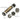 3 In1 Plastic Herb Grass Grinder Roll Paper Filling Machine Grinders with Horn Tube Tobacco Box for Smoking Supplies