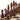 32 Pieses Sturdy Wooden Chess Standard Tournamen Staunton Wood Chessmen 7.8Cm King Height (Chess Board Not Included)