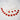 Red Gem Waist Belt Cosplay Stone Chain Western Belt Adjustable Halloween Rhinestone Belt Costume Accessories for Props