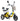 2025 Folding Electric Trike Scooter Passenger Adult Tricycle Sale Ready to Ship Lithium Battery 48V Foldable Bicycle Tricycle