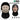 Realistic 3D Face Masks for Men Women Cosplay Mask Full Face Hip Hop Balaclava Hood Hat Headgear for Halloween Celebrity