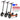 EU USA UK Warehouse Buy 500W Big Two Wheel off Road Foldable Adult Fast Mobility X9 Electric E Scooter Electr Manufacture