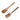 Teak Spatula Set of 2 Wooden Spatula for Cooking Nonstick Cooking Utensils Long Handle Heat Resistant Slotted Turner Cookware