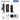 C22 Handheld Gimbal 360° AI Face Tracking Shoot Stabilizer Selfie Stick Desktop Tripod with Multifunction Remote for Smartphoes