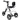 2026 Tricycle Electric 3 Wheel Mobility Scooter Folding with Backrest Seat for Adult Lightweight with Removable Battery