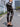 A Woman Wearing High-Waisted Gilded Camouflage Capes in Spring and Summer, Fashionable and Elegant Tight-Fitting Leggings