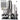 13 Piece 750Ml 600Ml Cocktail Shaker Set Stainless Steel Bar Tools with Black Stand, 750Ml Shaker, Jigger, Spoon, Pourers