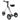 2026 Hot Selling Lightweight and Portable Single Person Folding Electric Scooter, Mobile Electric Tricycle