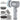 Electric Spin Scrubber Cordless Spin Scrubber with 5 Replaceable Brush Heads and Adjustable Extension Handle,5 in 1Cleaningbrush