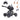 4WD Smart Programming Water Bullet Shoot RC Tank DIY Assembly Lifting Rotation Barrel Sound Effect Alloy Frame Electric RC Truck