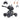 4WD Smart Programming Water Bullet Shoot RC Tank DIY Assembly Lifting Rotation Barrel Sound Effect Alloy Frame Electric RC Truck