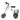 450W 36V Aluminum Alloy 3-Wheel Electric Scooter - 10 Inch Portable Folding Tricycle for Adults with Trailer/Basket