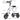 Ultra-Light Foldable Electric Tricycle, Small Battery Electric Scooter, Household Electric Tricycle