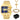 Oulm Auto Date Men Watch Square Gold Quartz Wrist Watch for Man Sports Multi-Time Zone Military Male Waterproof Reloj Hombre