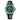Men'S Fashion Automatic Watch Colorful Zircon Moonphase Mechanical Multifunctional Black Leather Strap Timepiece GCM-MUT