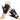 Men Half Finger Genuine Leather Gloves Sheepskin Leather Gloves Outdoor Cycling Driving Motorcycle Gloves Fingerless Gym Mittens