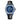 Men'S Fashion Automatic Watch Colorful Zircon Moonphase Mechanical Multifunctional Black Leather Strap Timepiece GCM-MUT
