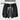 High Street Spring and Autumn New High Fashion Heavy Industry Embroidered Letter Shorts Double Slit Hairy Edge Trendy Pants