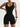 Cross-Over Shoulder Strap Pants Full-Body Yoga Wear Workout Suit Ribbed Full-Body Seamless Sportswear Quick-Dry Yoga Bodysuit