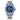 Men'S Fashion Automatic Watch Colorful Zircon Moonphase Mechanical Multifunctional Black Leather Strap Timepiece GCM-MUT