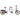 Kpop New Quadruple Folding Parent-Child Double Car Sightseeing Tour Couple 2 People Bicycle