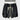 High Street Spring and Autumn New High Fashion Heavy Industry Embroidered Letter Shorts Double Slit Hairy Edge Trendy Pants