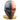 Imitation Carbon Fiber Halloween Full Face Mask Dance Party Prom Mask Black Red Tactical Games, Outdoor Activities, Movie Props