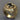 New 2025 Fashion Gold Colored round Men'S Ring with Luxury Black Stones for Wedding Party Bridal Jewelry Accessory