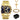Oulm Auto Date Men Watch Square Gold Quartz Wrist Watch for Man Sports Multi-Time Zone Military Male Waterproof Reloj Hombre