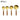 Gold Wooden Handle Stainless Steel Measuring Cups Spoons Baking Tools Coffee Measuring Spoon Set Bartending Scale Accessories