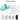 Portable Mobile Charger Mini Power Bank Built Cable Fast Charger Battery Capsule Power Bank 10000/20000Mah for Iphone Type-C