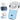Folding Handheld Fan USB Charging Digital Display Outdoor Mini Neck Hanging Power Bank Fan，Gift