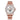 Men'S Fashion Automatic Watch Colorful Zircon Moonphase Mechanical Multifunctional Black Leather Strap Timepiece GCM-MUT
