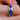 Fashionable 8Mm Stainless Steel Ring, Inlaid with Blue Pattern, Drip Polishing, Simple and Fashionable, Suitable for Daily Wear