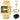 Oulm Auto Date Men Watch Square Gold Quartz Wrist Watch for Man Sports Multi-Time Zone Military Male Waterproof Reloj Hombre