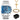 Oulm Auto Date Men Watch Square Gold Quartz Wrist Watch for Man Sports Multi-Time Zone Military Male Waterproof Reloj Hombre