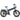 17Ah 250W1200D Folding Rear Drive Fat Electric Bike E-Bike Dual Suspension