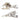 1PCS Locksmith Lishi 2 In1 SS005 Dimple KABA Type Style Civil House Ganzua Master Key Kit Tool Full Set SS004 SS304 SS305 SS302