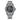Men'S Fashion Automatic Watch Colorful Zircon Moonphase Mechanical Multifunctional Black Leather Strap Timepiece GCM-MUT