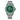 Men'S Fashion Automatic Watch Colorful Zircon Moonphase Mechanical Multifunctional Black Leather Strap Timepiece GCM-MUT