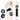 EMS Electric Cordless Hand Wrist Massager 10 Mode Vibration Massage Relieve Hand Muscle Fatigue USB Rechargeable Wrist Brace Wra