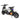 Monster Electric Scooter Waterproof IPX5 40.5Ah 60V 4800W Top Speed 90Km/H 4800W Tire Electric Scooter for 150Kg