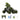 Intelligent Electric Machine Dog Eight Wheeled Tail Spray Stunt Action Remote Control Robot with Four Skills Children'S Kid Toy